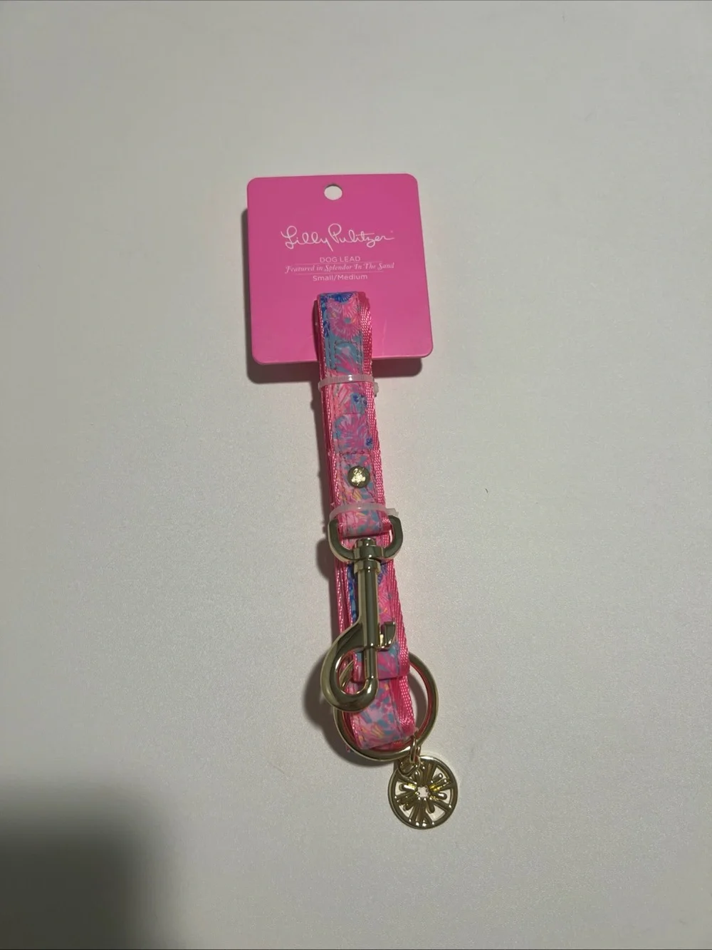 Lilly Pulitzer NWT Dog Leash Splendor In The Sand Size S/M New